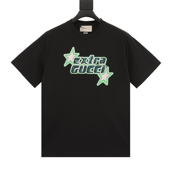 完売必至 グッチ ロゴ コットンジャージー Tシャツ 偽物 776596XJGDH
